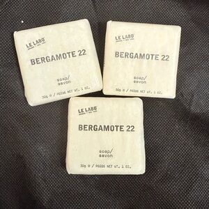 Bundle of 3 Le Labo Bergamote 22 Soap 30g